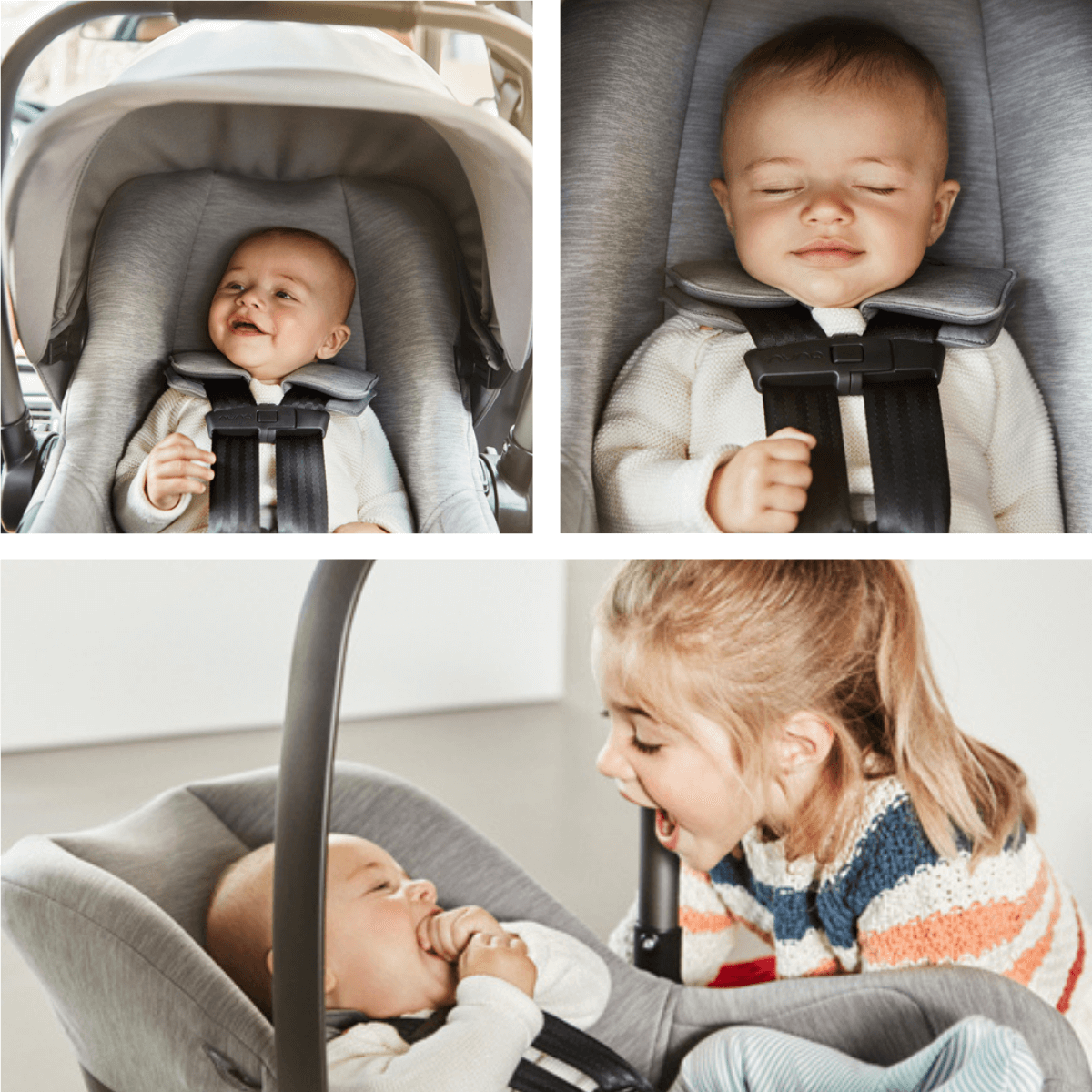 Infant car seat in car best sale