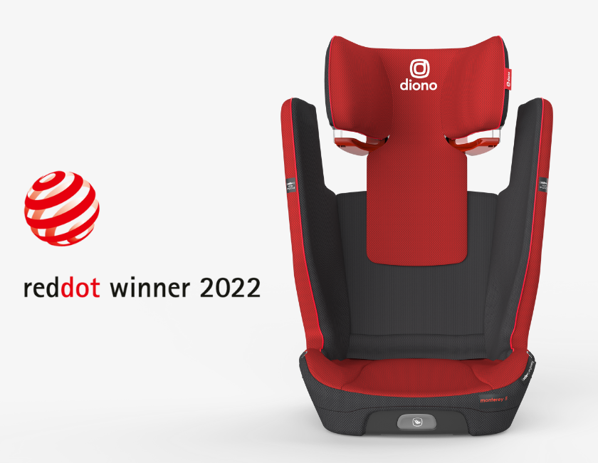 Diono wins prestigious Red Dot Design Award with Monterey 5iST FixSafe™