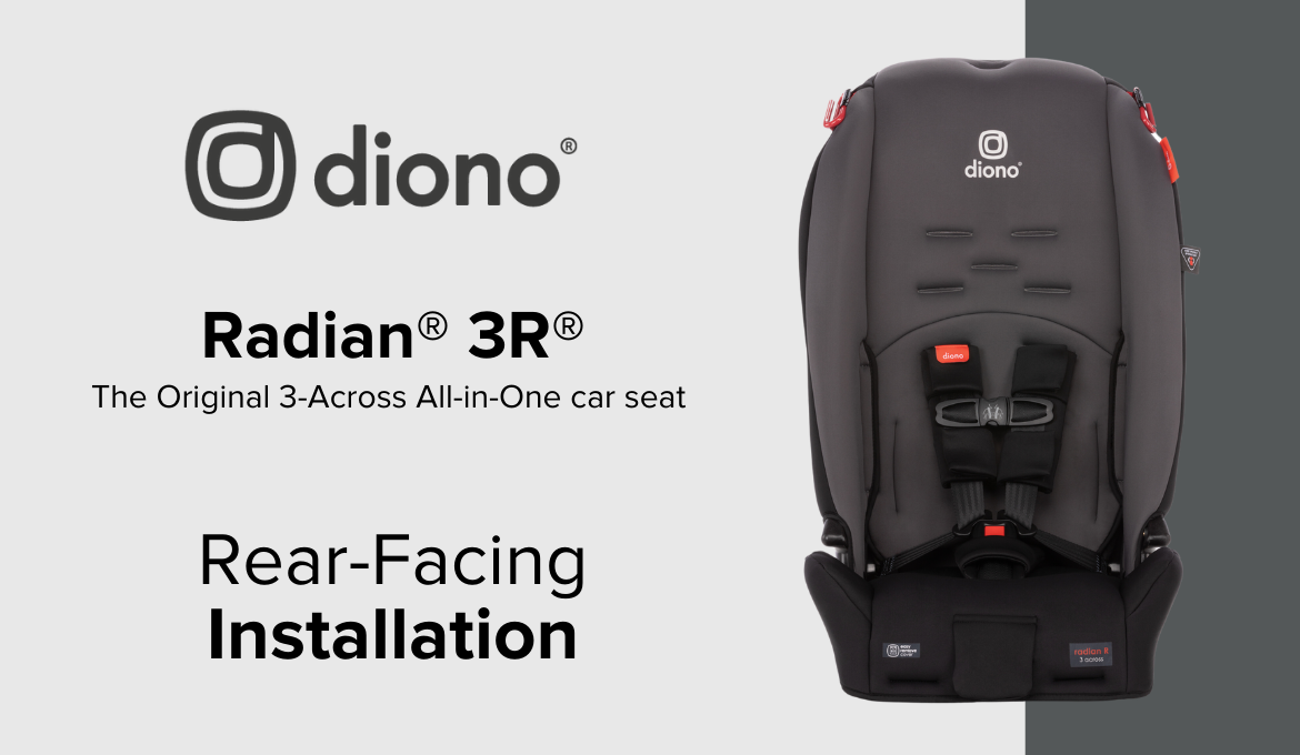 Installing diono rxt hot sale rear facing